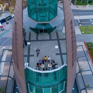 Bell Tower Corporate Functions aerial view