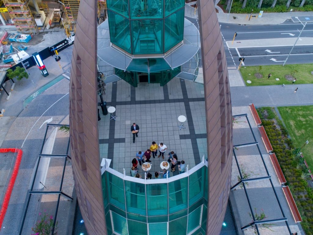 Private function aerial shot