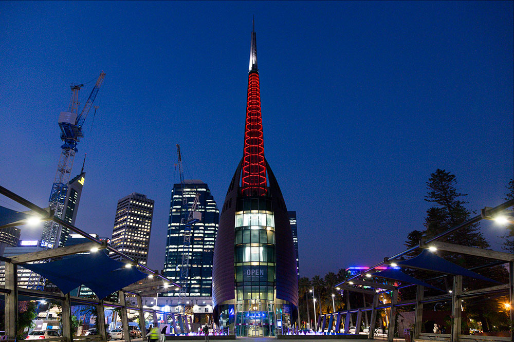 Bell Tower Light up - red