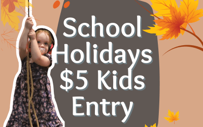 2025 Autumn School Holidays | $5 Kids Entry