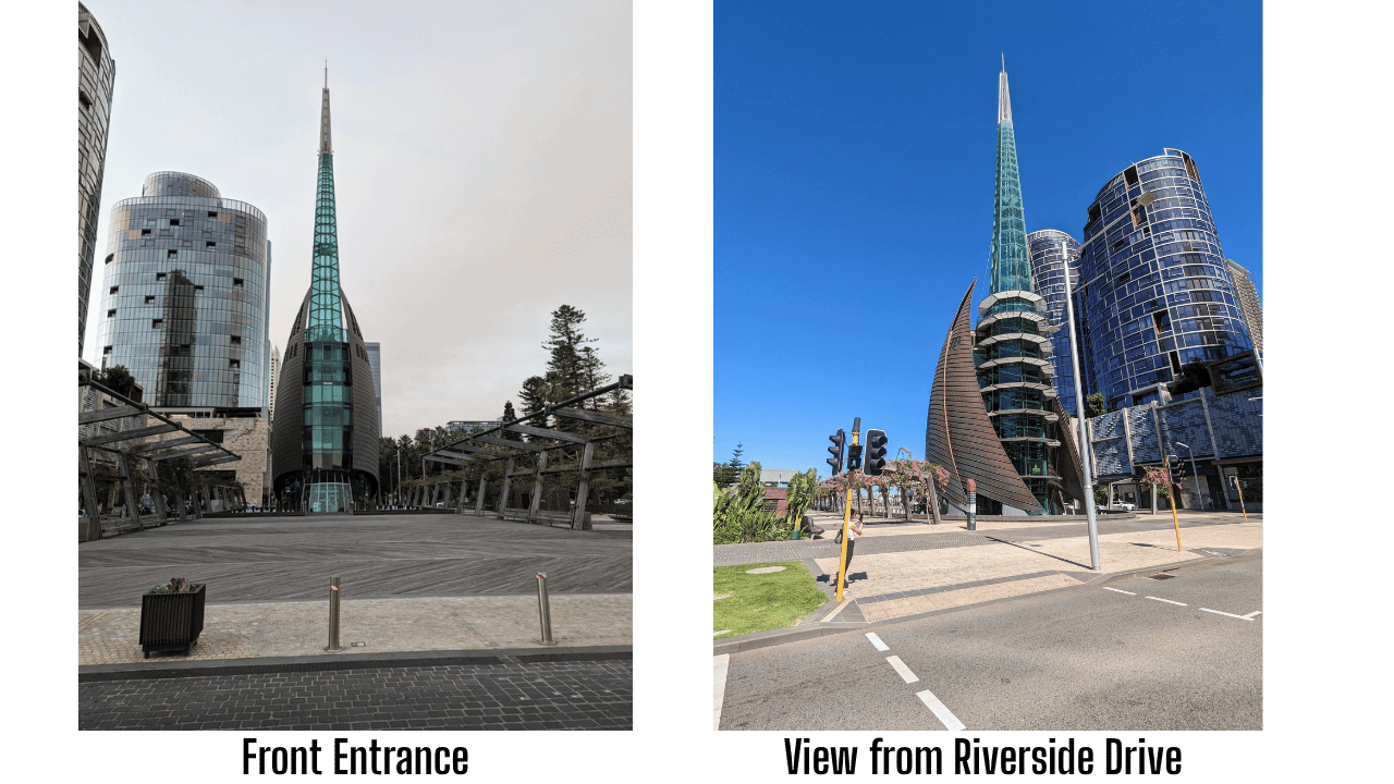View of The Bell Tower Entrance to The Bell Tower in the Boardwalk