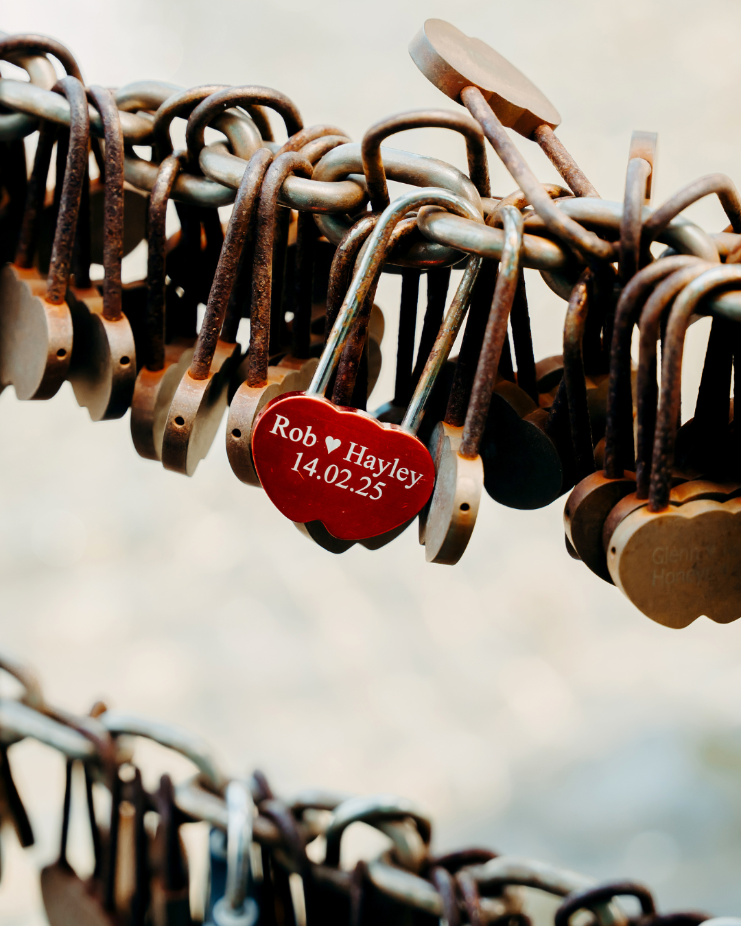 Red Love lcoks available through the month of February.