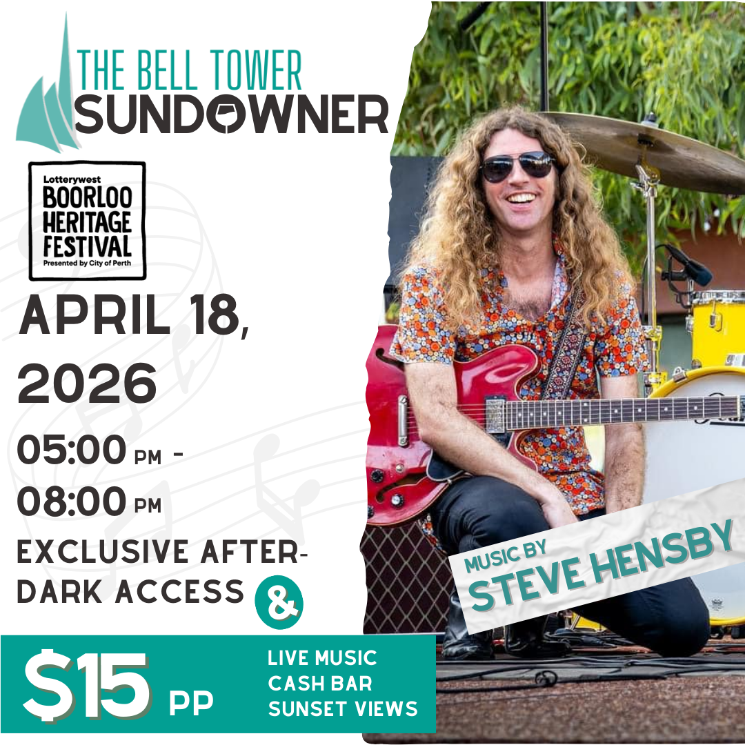 Watch Steve Hensby live at the Boorloo Heritage Festival, complete with cash bar.